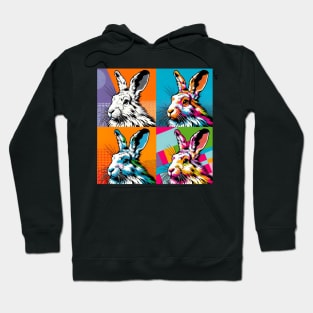 Arctic Cool - Pop Art Arctic Hare Hoodie